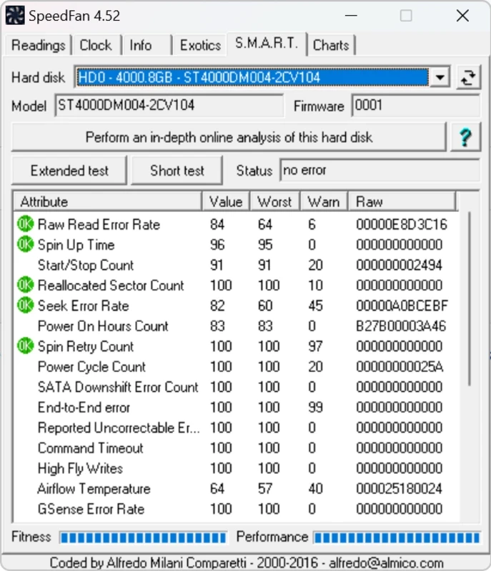 SpeedFan — ekran görüntüsü 2